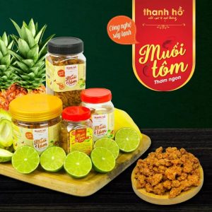 Muối tôm sấy lạnh Thanh Hồ(300gr/250gr) muoi tom say lanh 300gr