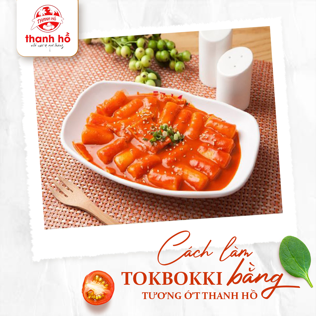 Cách làm nước sốt tokbokki từ tương ớt Thanh Hồ cách làm tokbokki bằng tương ớt