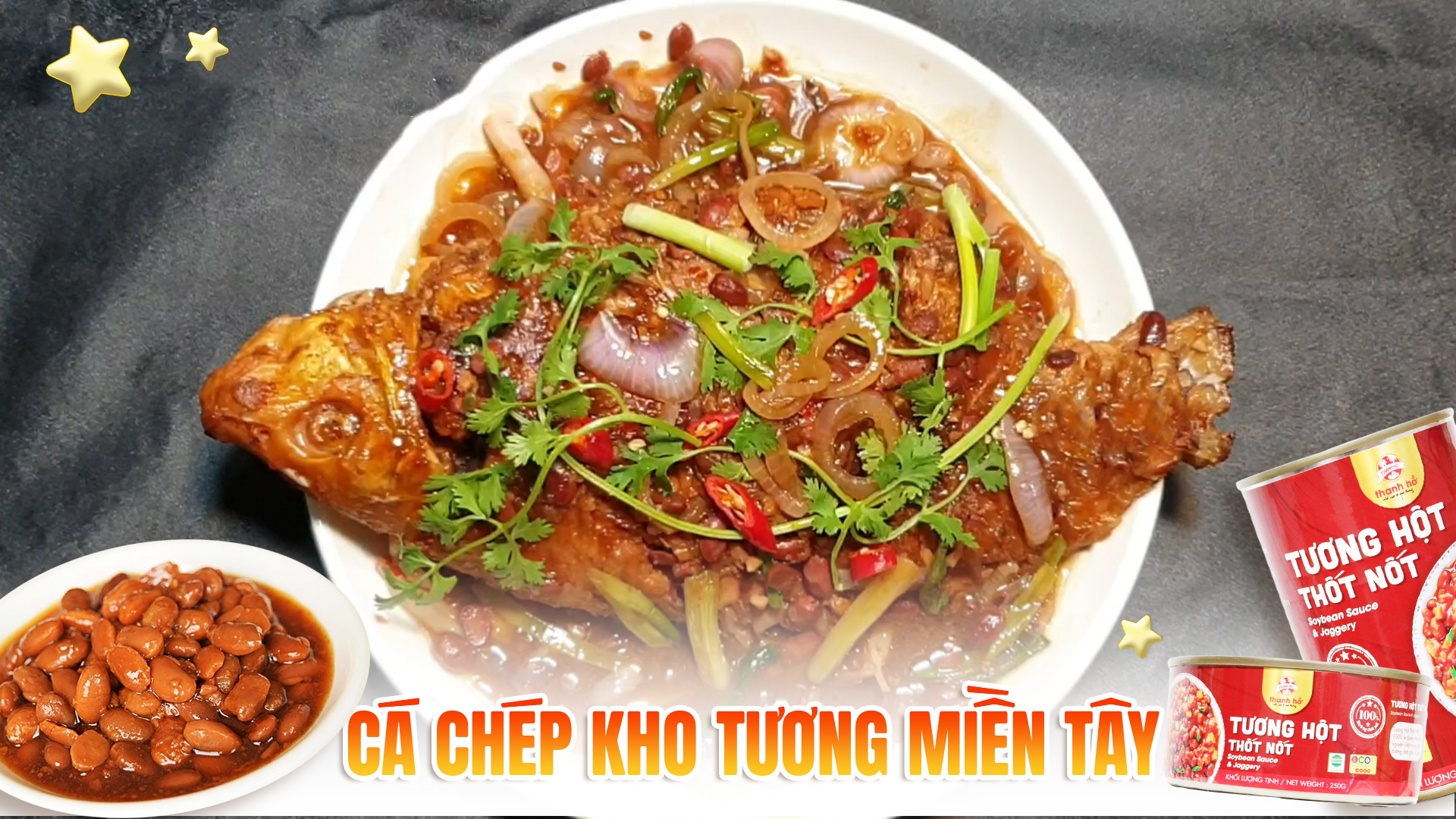 Cách làm món Cá chép kho tương hột đơn giản mà hao cơm ca chep kho tuong hot mien tay