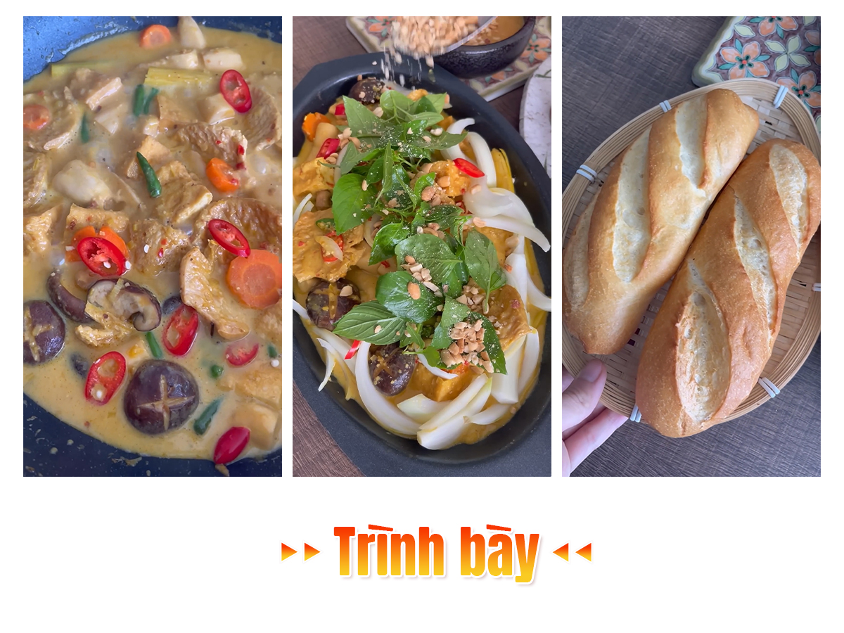 món chay với tương hột
