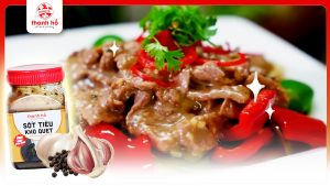 hướng dẫn cách làm bò sốt tiêu đen