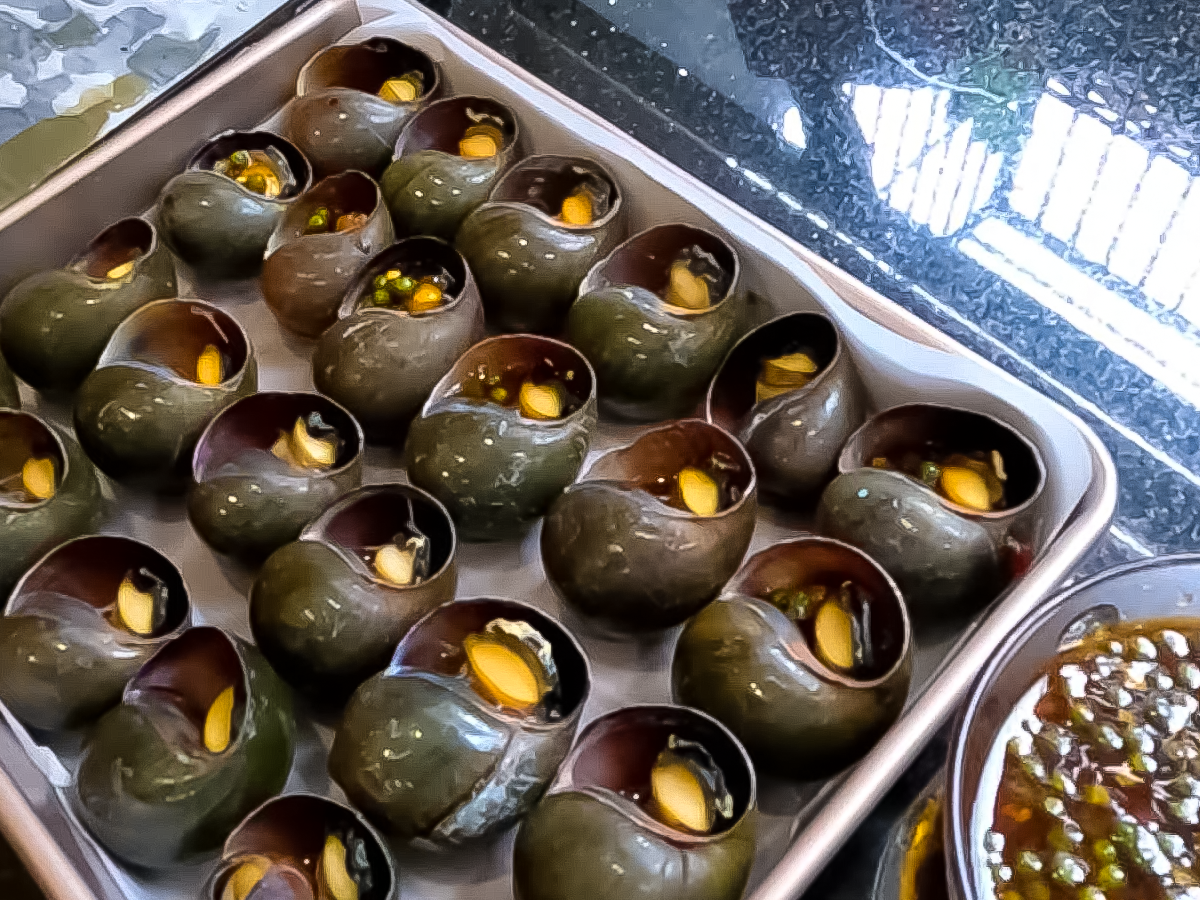 hướng dẫn ốc bươu nướng tiêu