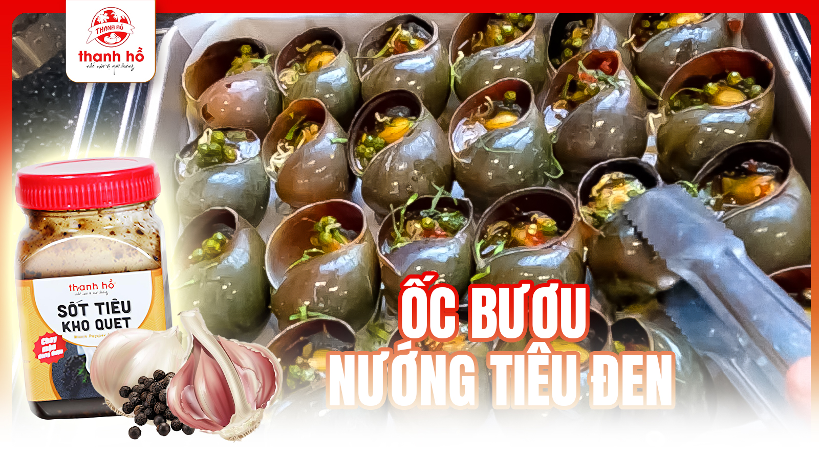 Hướng dẫn làm món ốc bươu nướng tiêu đen thơm ngon như ngoài hàng ốc bươu nướng tiêu đen