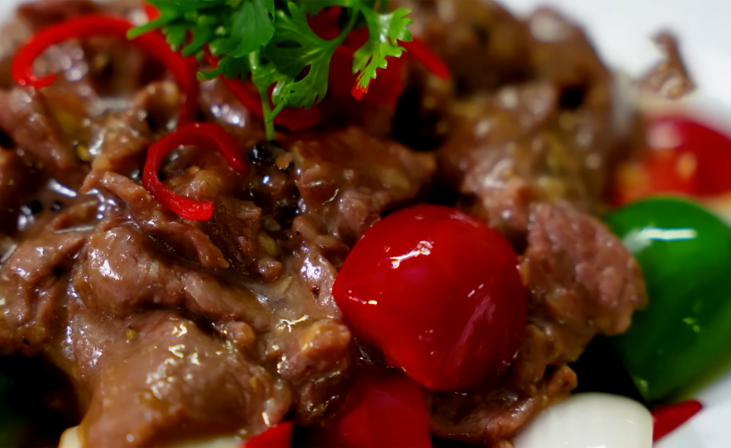 sườn sốt tiêu đen
