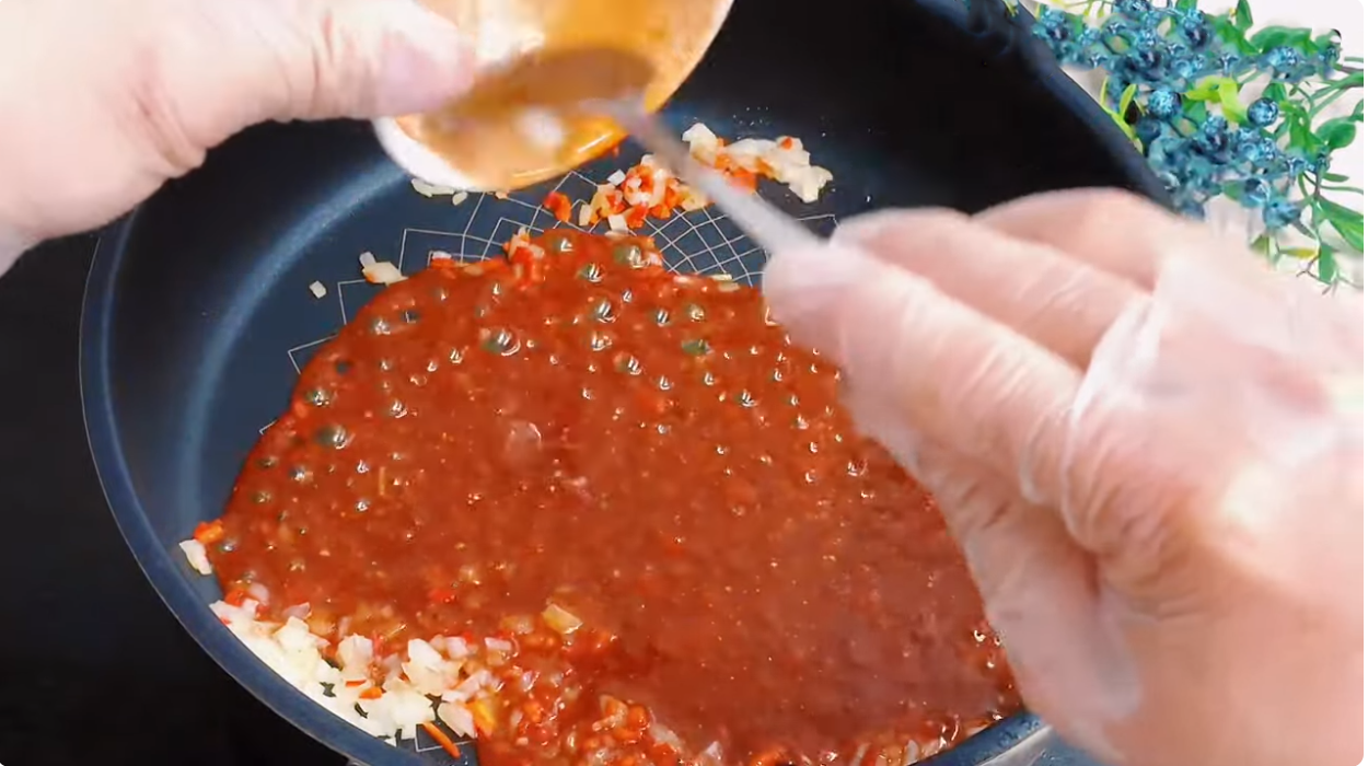 mực nướng sa tế chay
